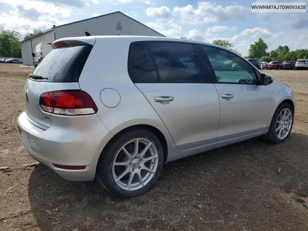 2013 Volkswagen Golf VIN: WVWNM7AJ7DW093628 Lot: 56962876