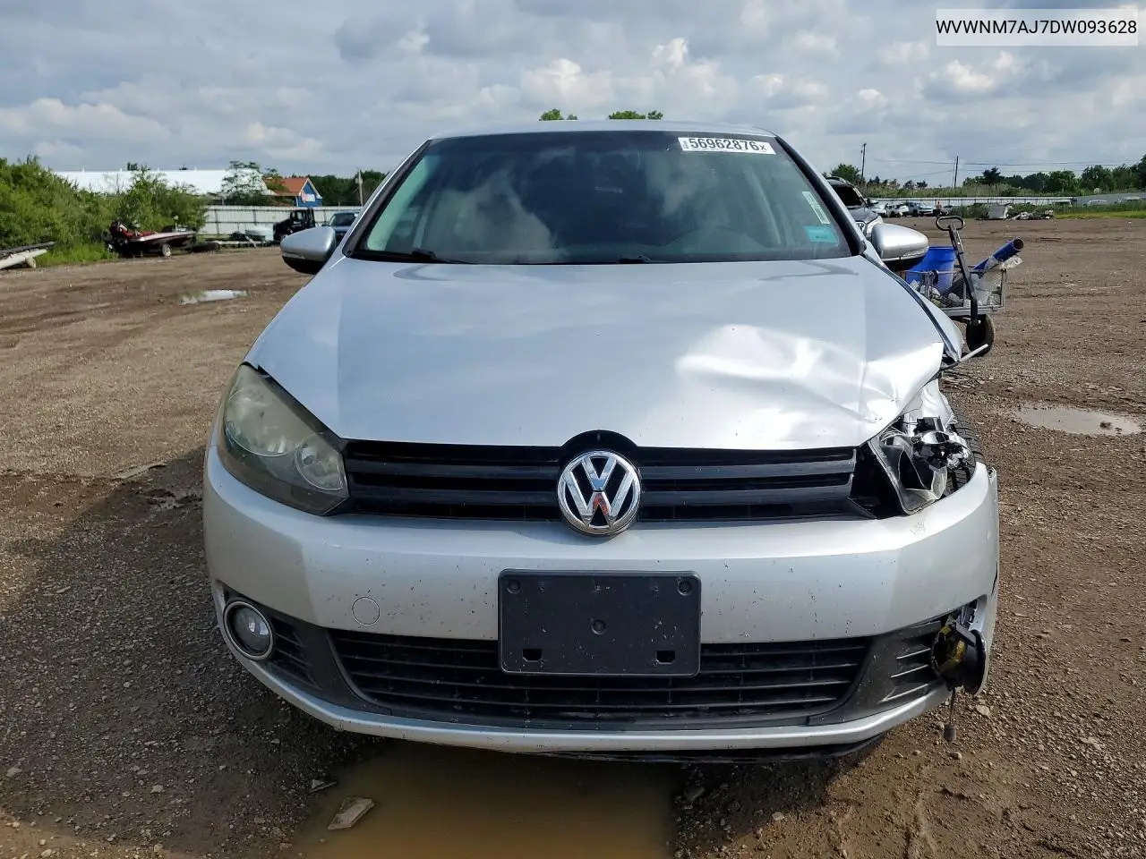 2013 Volkswagen Golf VIN: WVWNM7AJ7DW093628 Lot: 56962876