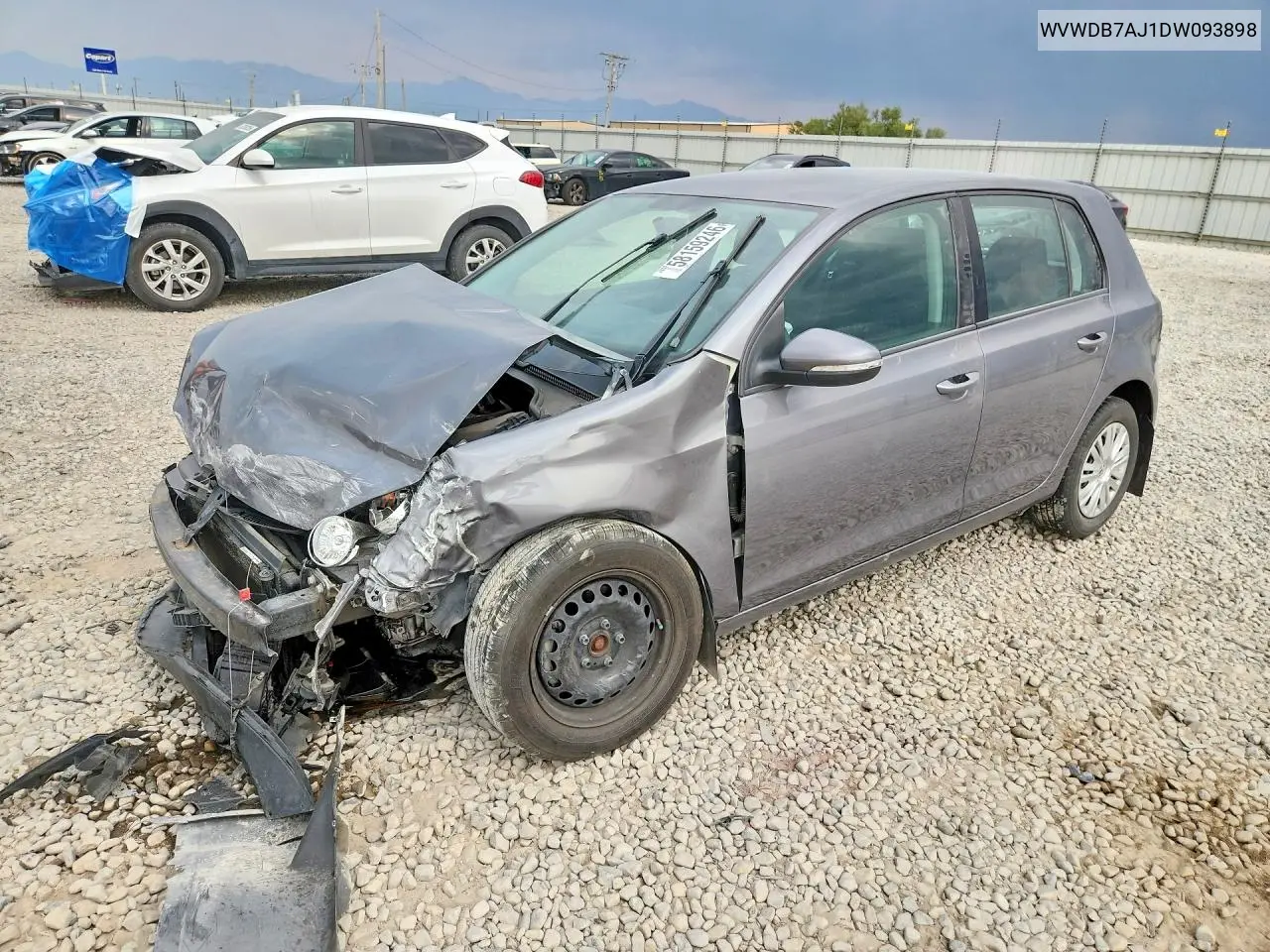 2013 Volkswagen Golf VIN: WVWDB7AJ1DW093898 Lot: 58159246