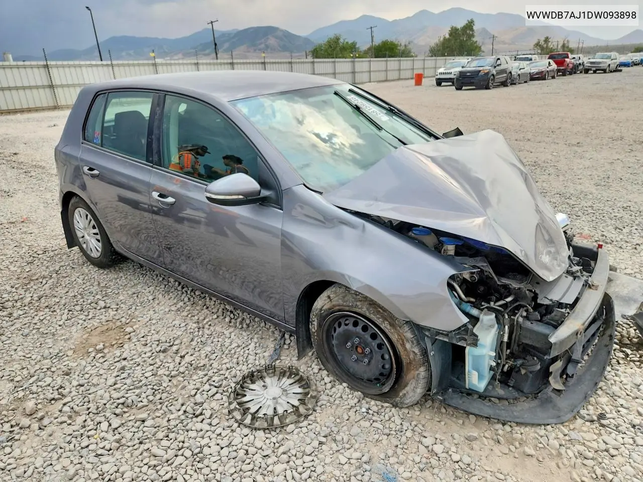 2013 Volkswagen Golf VIN: WVWDB7AJ1DW093898 Lot: 58159246