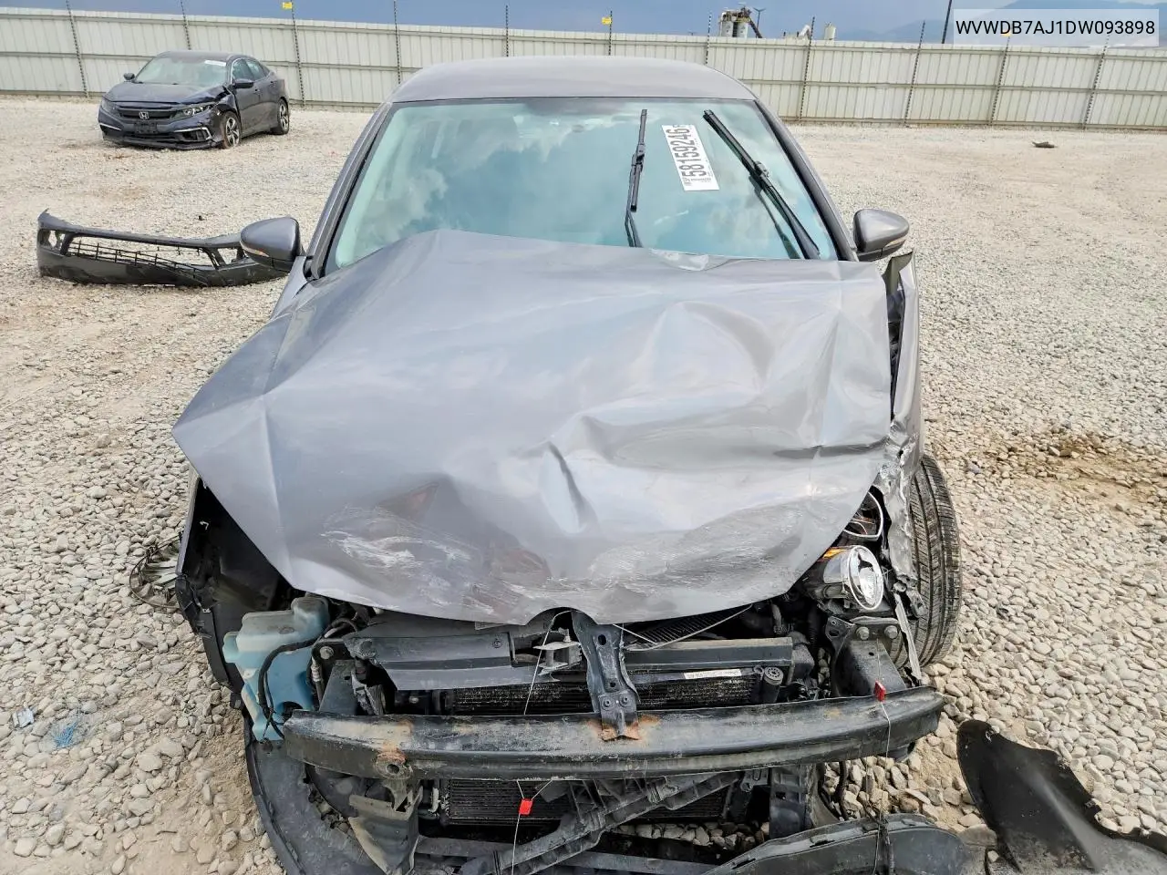 2013 Volkswagen Golf VIN: WVWDB7AJ1DW093898 Lot: 58159246