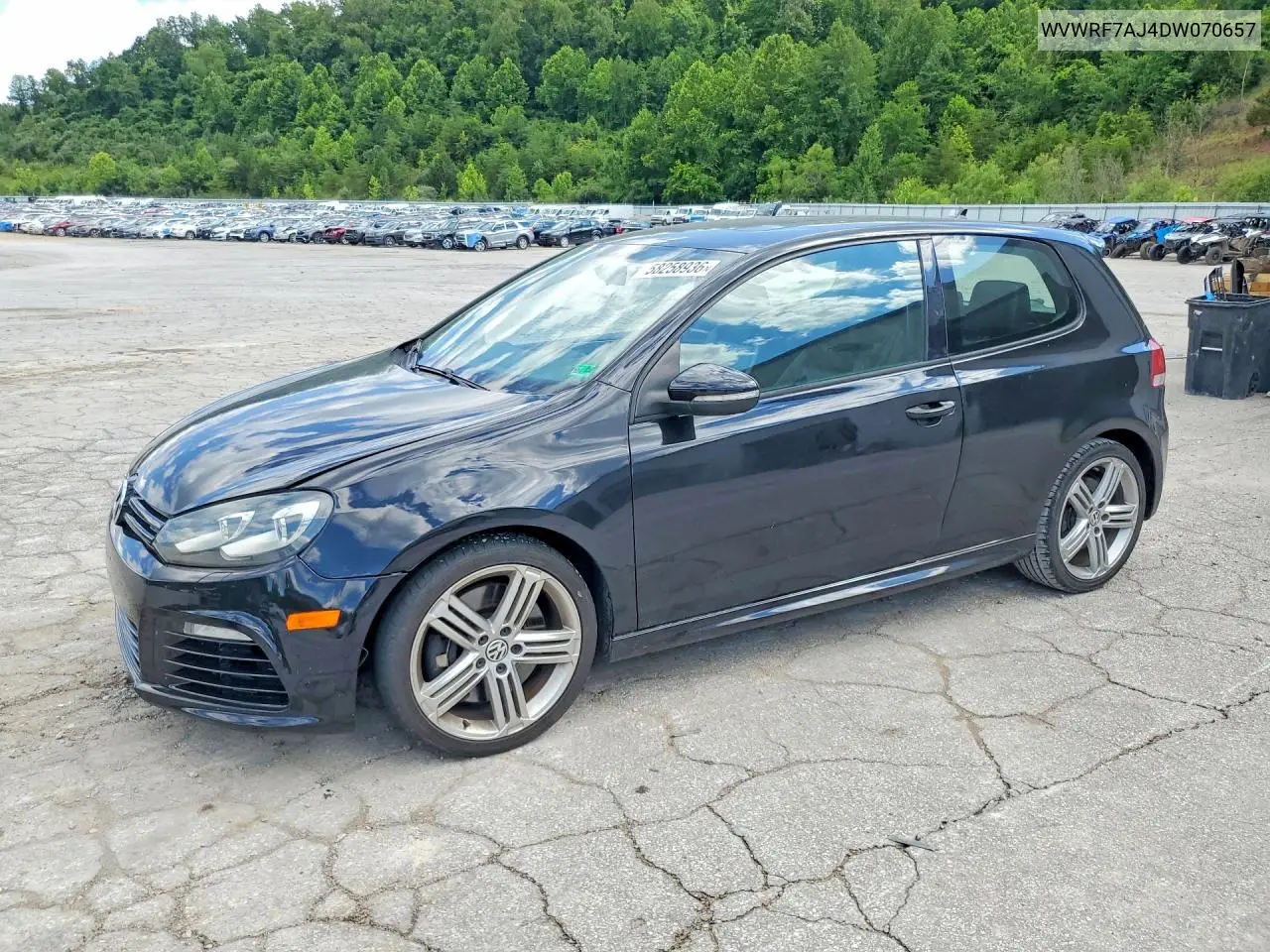 2013 Volkswagen Golf R VIN: WVWRF7AJ4DW070657 Lot: 58258936
