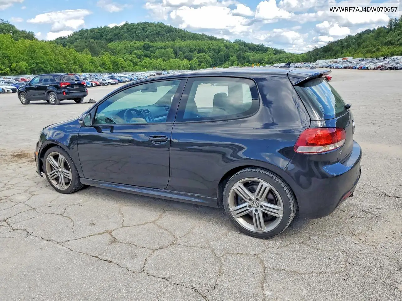 2013 Volkswagen Golf R VIN: WVWRF7AJ4DW070657 Lot: 58258936