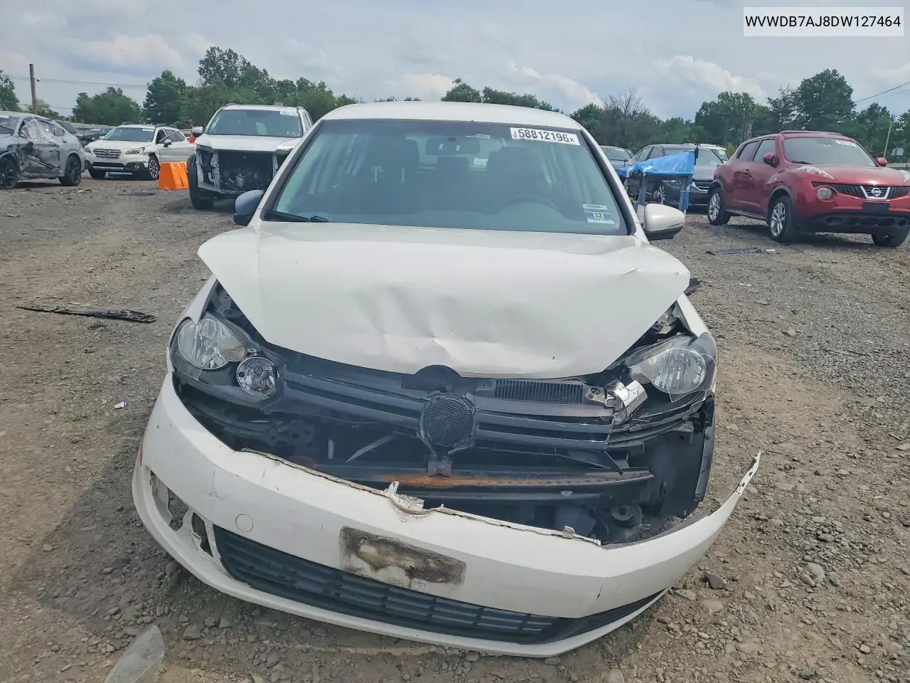 2013 Volkswagen Golf VIN: WVWDB7AJ8DW127464 Lot: 58812196