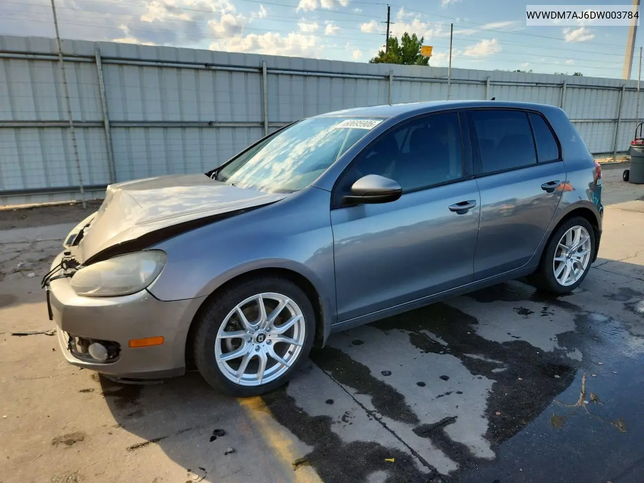 2013 Volkswagen Golf VIN: WVWDM7AJ6DW003784 Lot: 60695906
