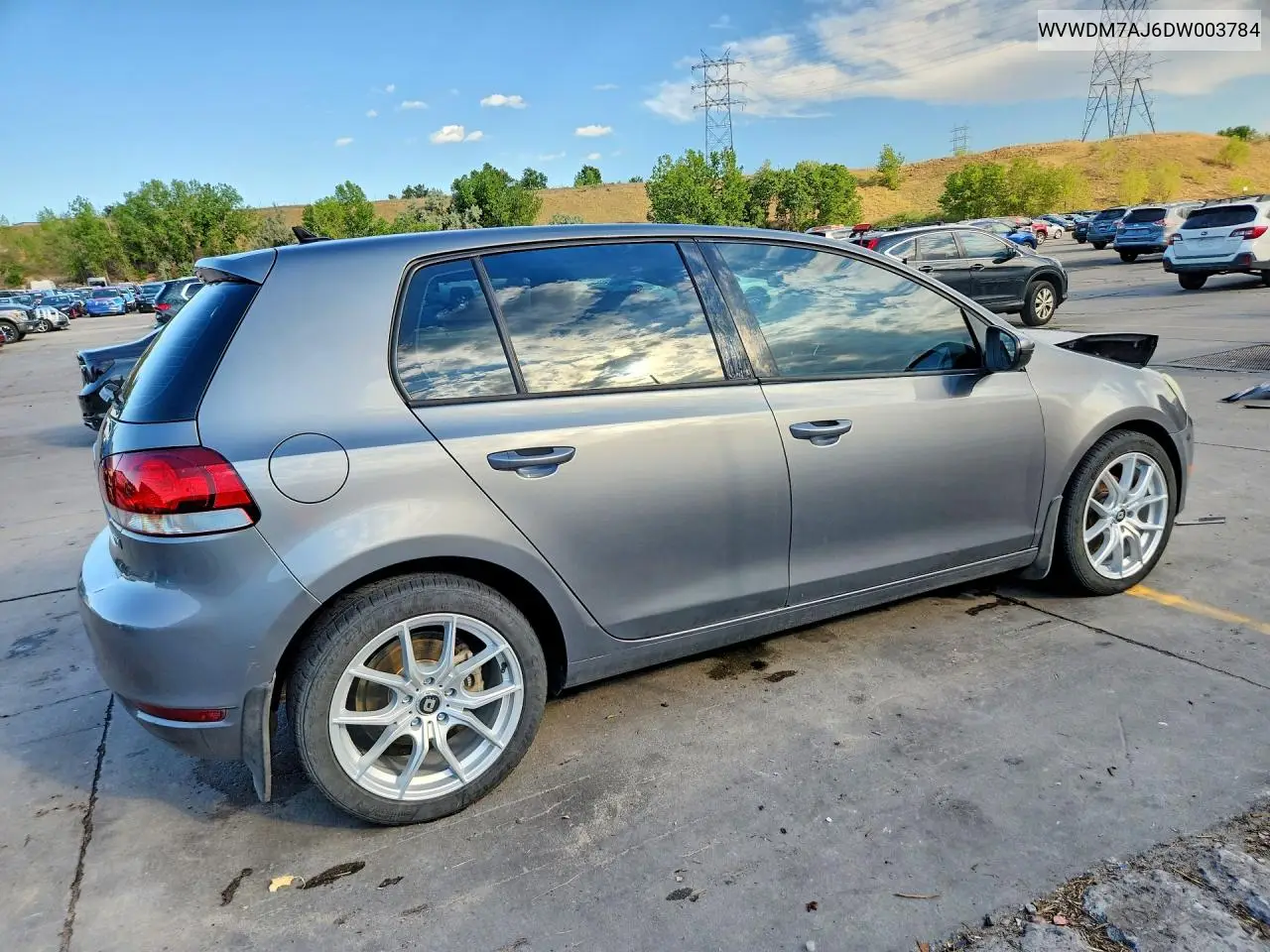 2013 Volkswagen Golf VIN: WVWDM7AJ6DW003784 Lot: 60695906