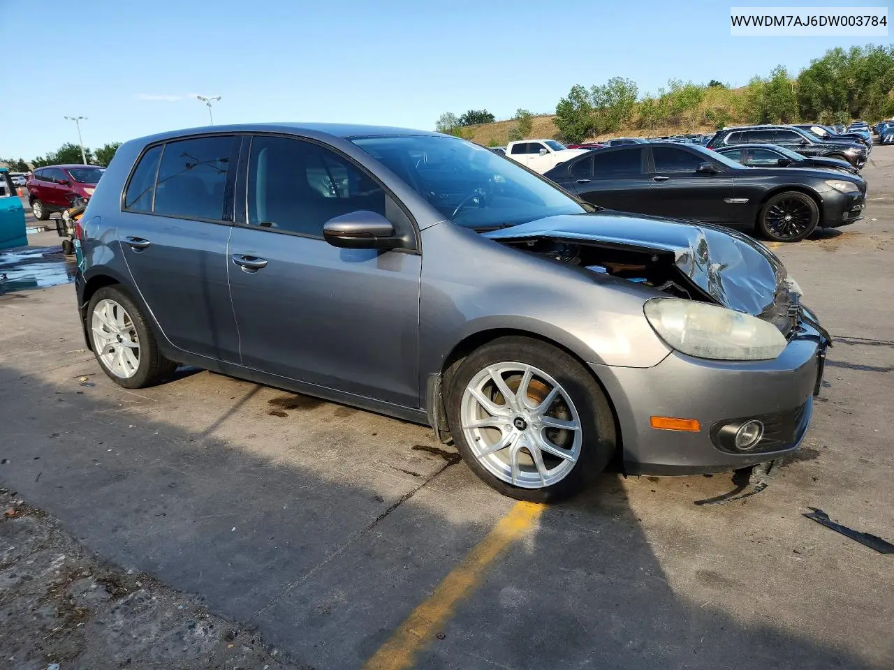 2013 Volkswagen Golf VIN: WVWDM7AJ6DW003784 Lot: 60695906