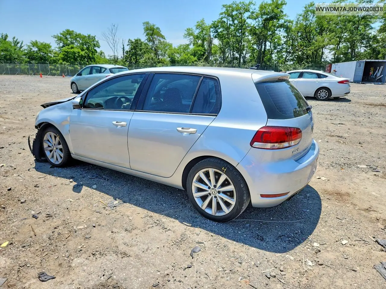 2013 Volkswagen Golf VIN: WVWDM7AJ0DW020838 Lot: 60967886