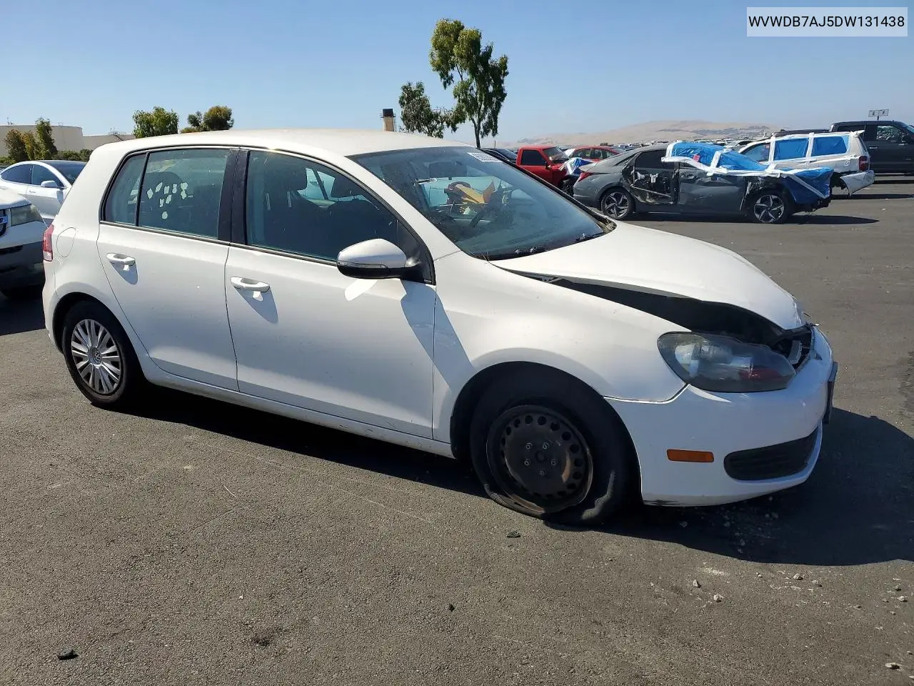 2013 Volkswagen Golf VIN: WVWDB7AJ5DW131438 Lot: 85992895