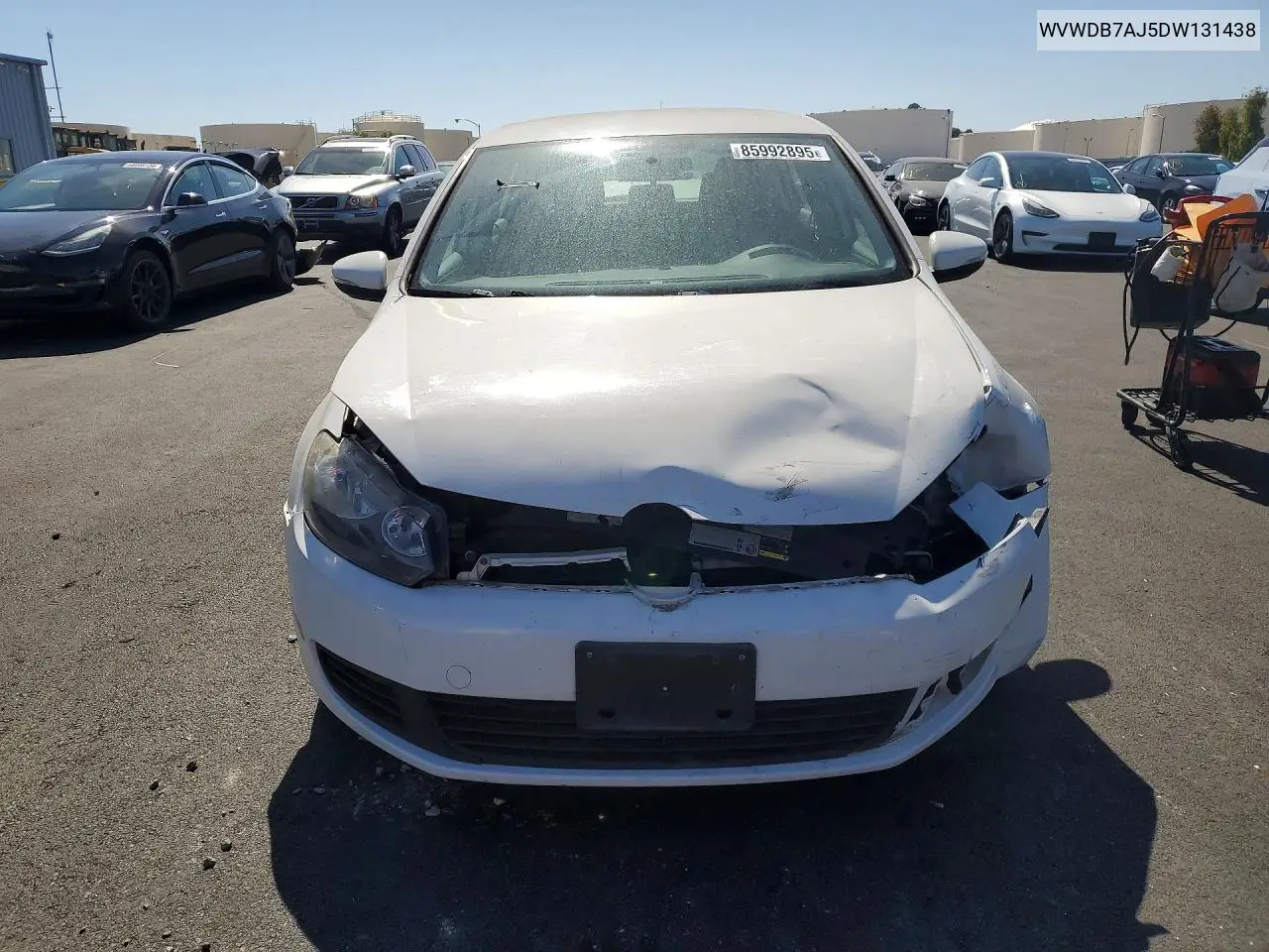 2013 Volkswagen Golf VIN: WVWDB7AJ5DW131438 Lot: 85992895