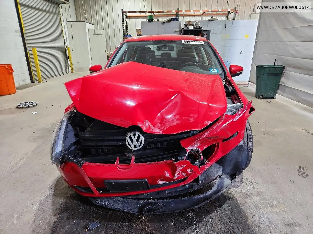 2014 Volkswagen Golf VIN: WVWDB7AJ0EW000614 Lot: 60945086