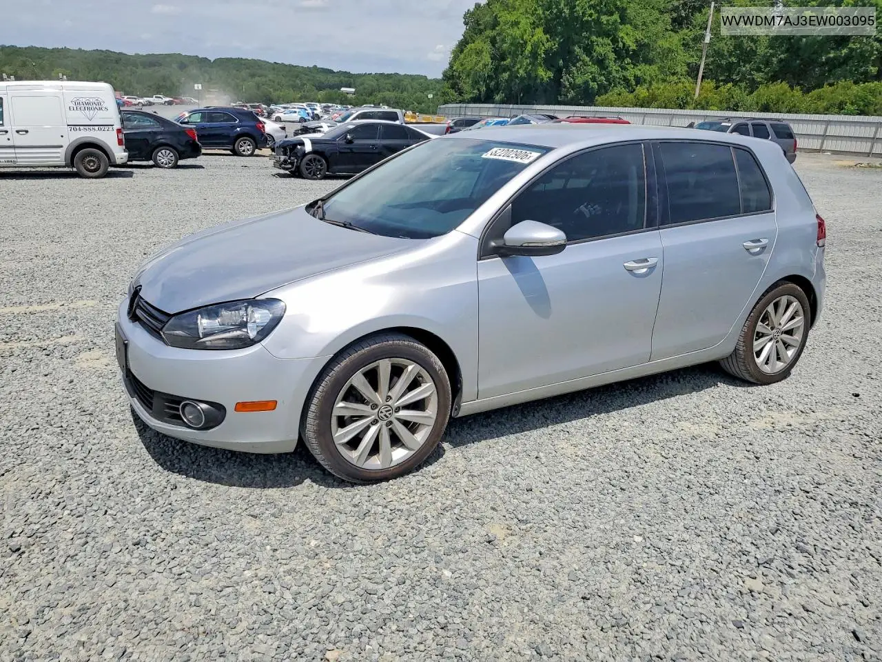 2014 Volkswagen Golf VIN: WVWDM7AJ3EW003095 Lot: 62202906
