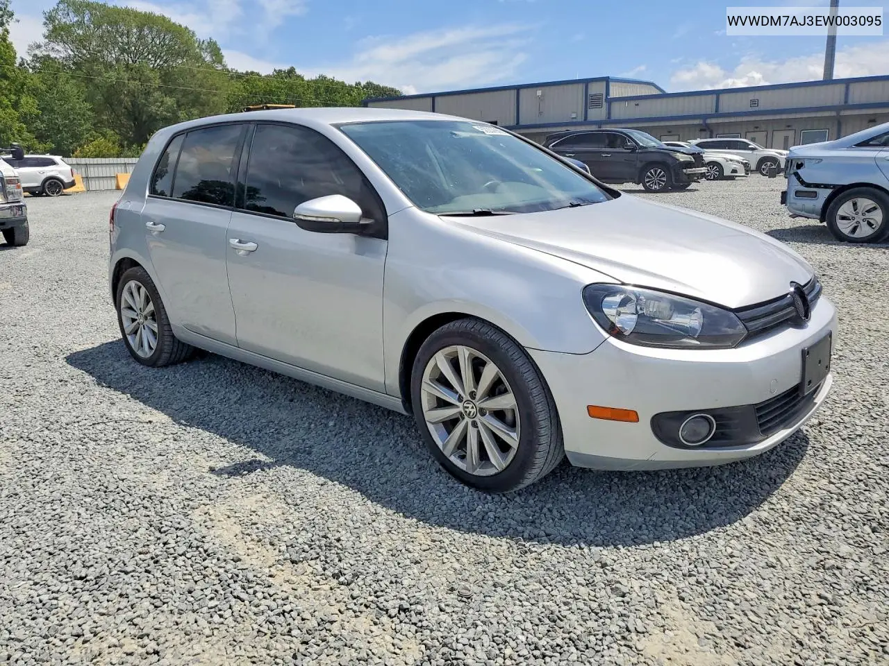 2014 Volkswagen Golf VIN: WVWDM7AJ3EW003095 Lot: 62202906
