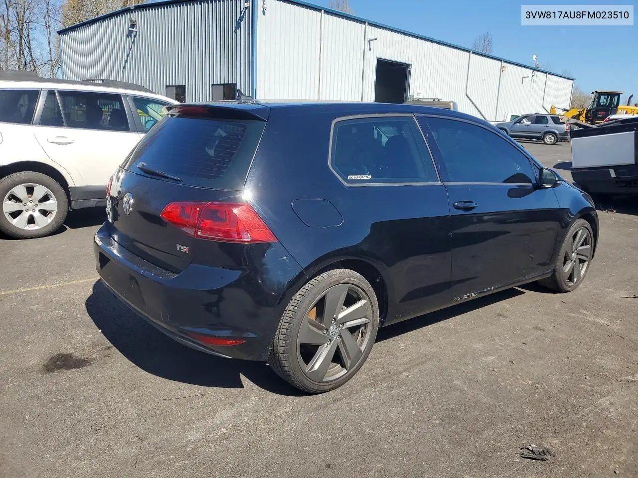2015 Volkswagen Golf VIN: 3VW817AU8FM023510 Lot: 47660916