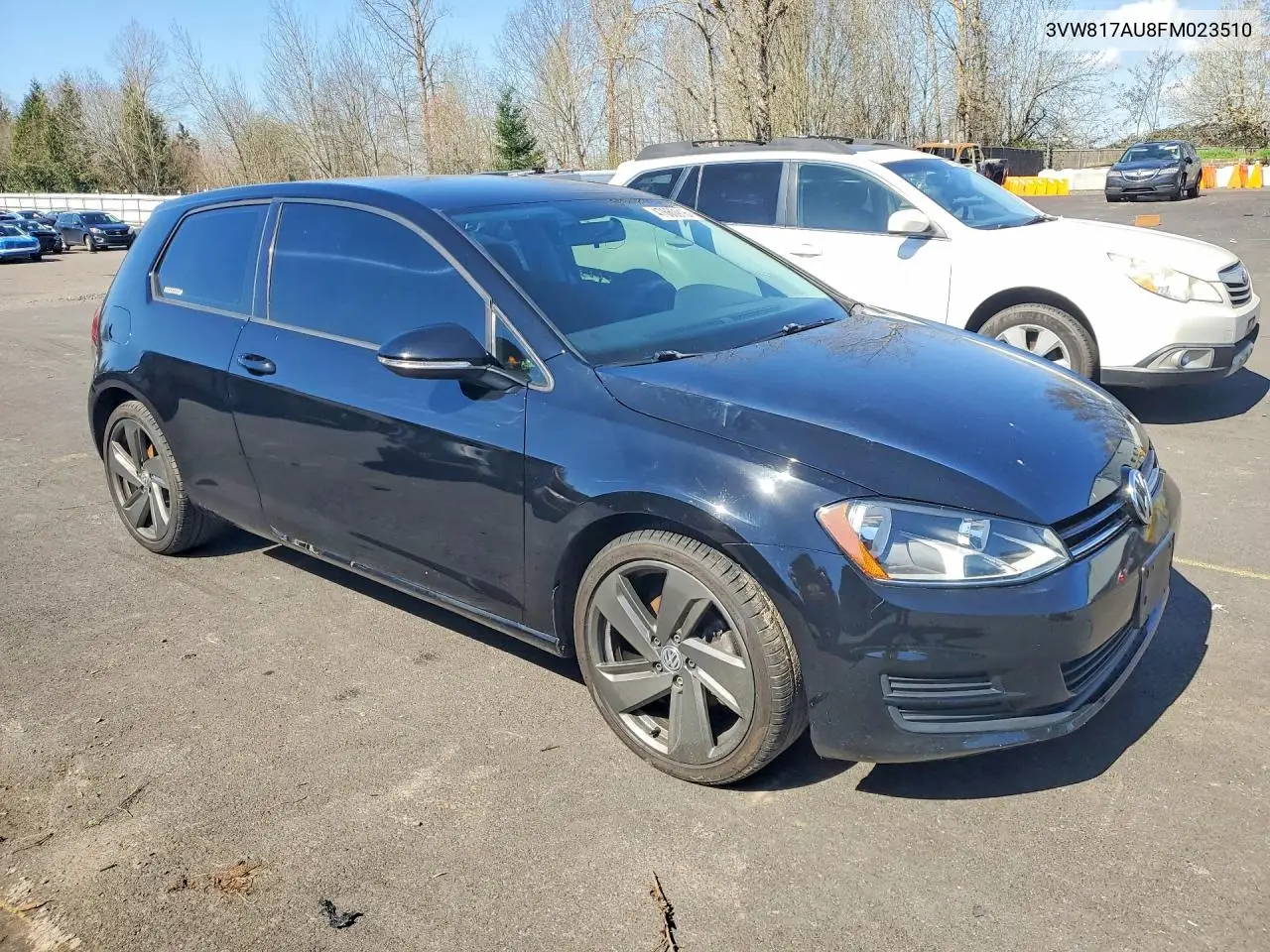 2015 Volkswagen Golf VIN: 3VW817AU8FM023510 Lot: 47660916