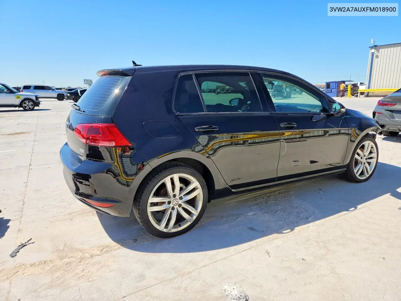 2015 Volkswagen Golf Tdi VIN: 3VW2A7AUXFM018900 Lot: 48899296