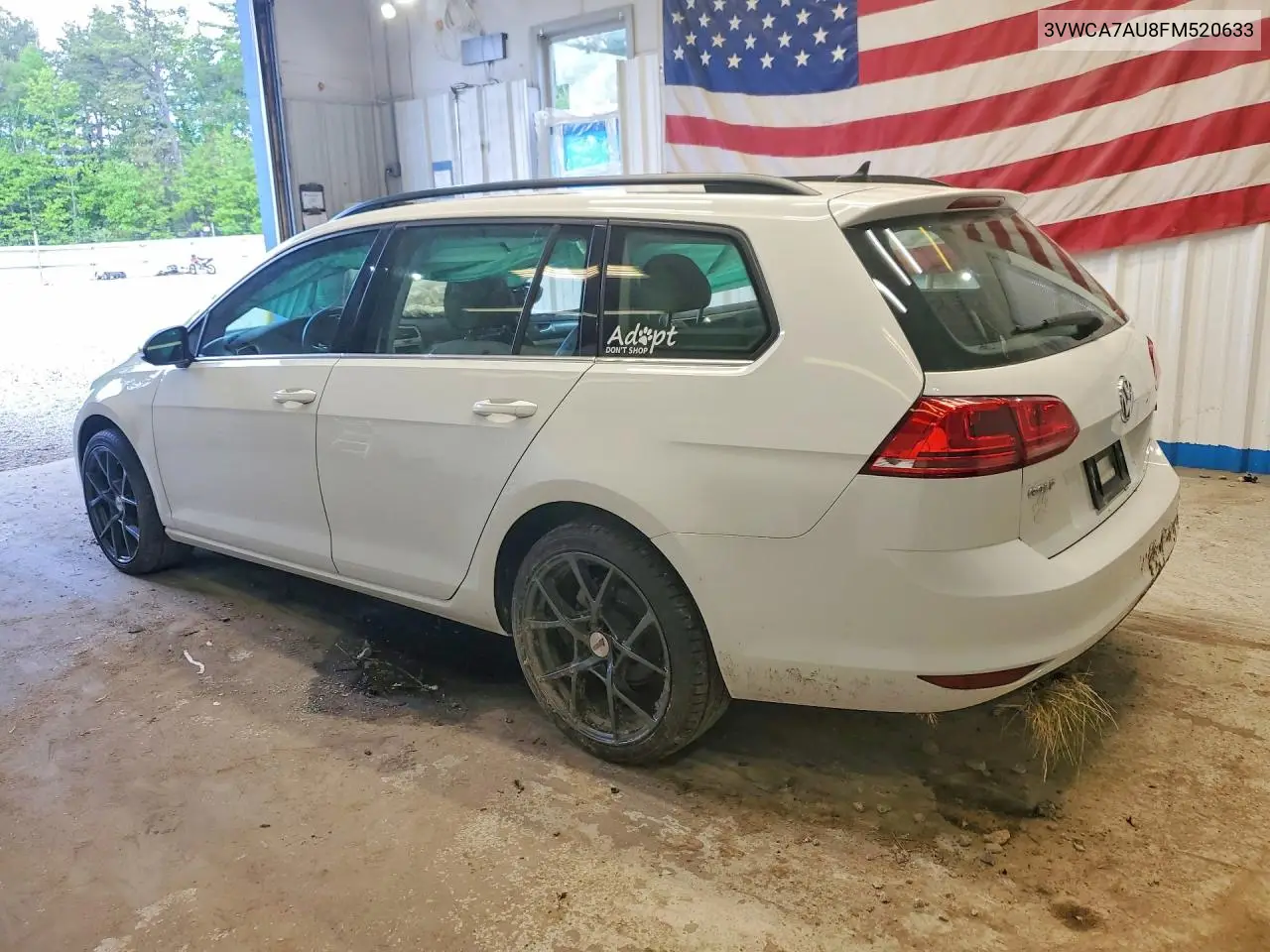 2015 Volkswagen Golf VIN: 3VWCA7AU8FM520633 Lot: 54786836