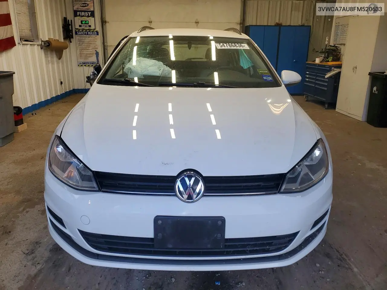 2015 Volkswagen Golf VIN: 3VWCA7AU8FM520633 Lot: 54786836