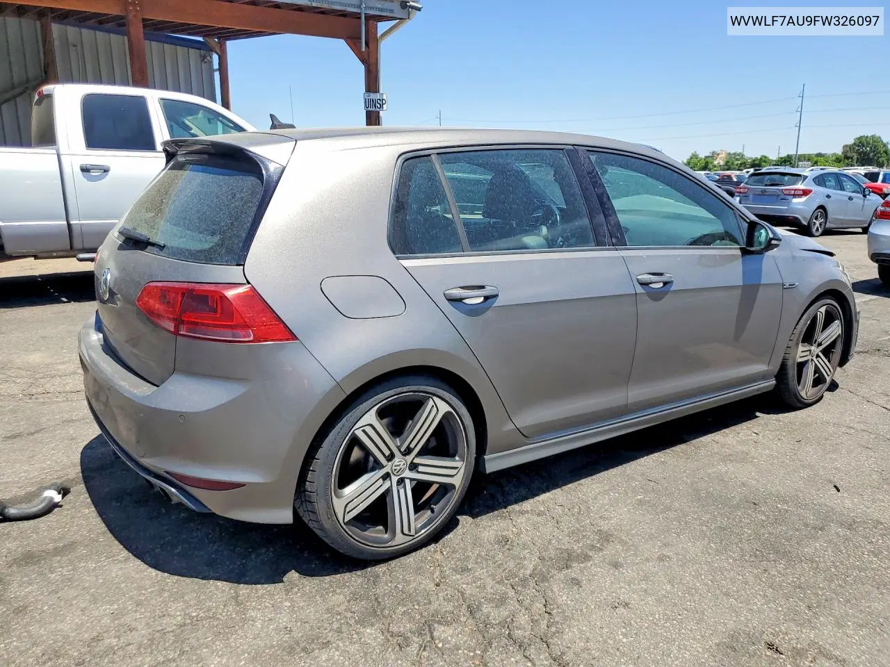 2015 Volkswagen Golf R VIN: WVWLF7AU9FW326097 Lot: 57335816