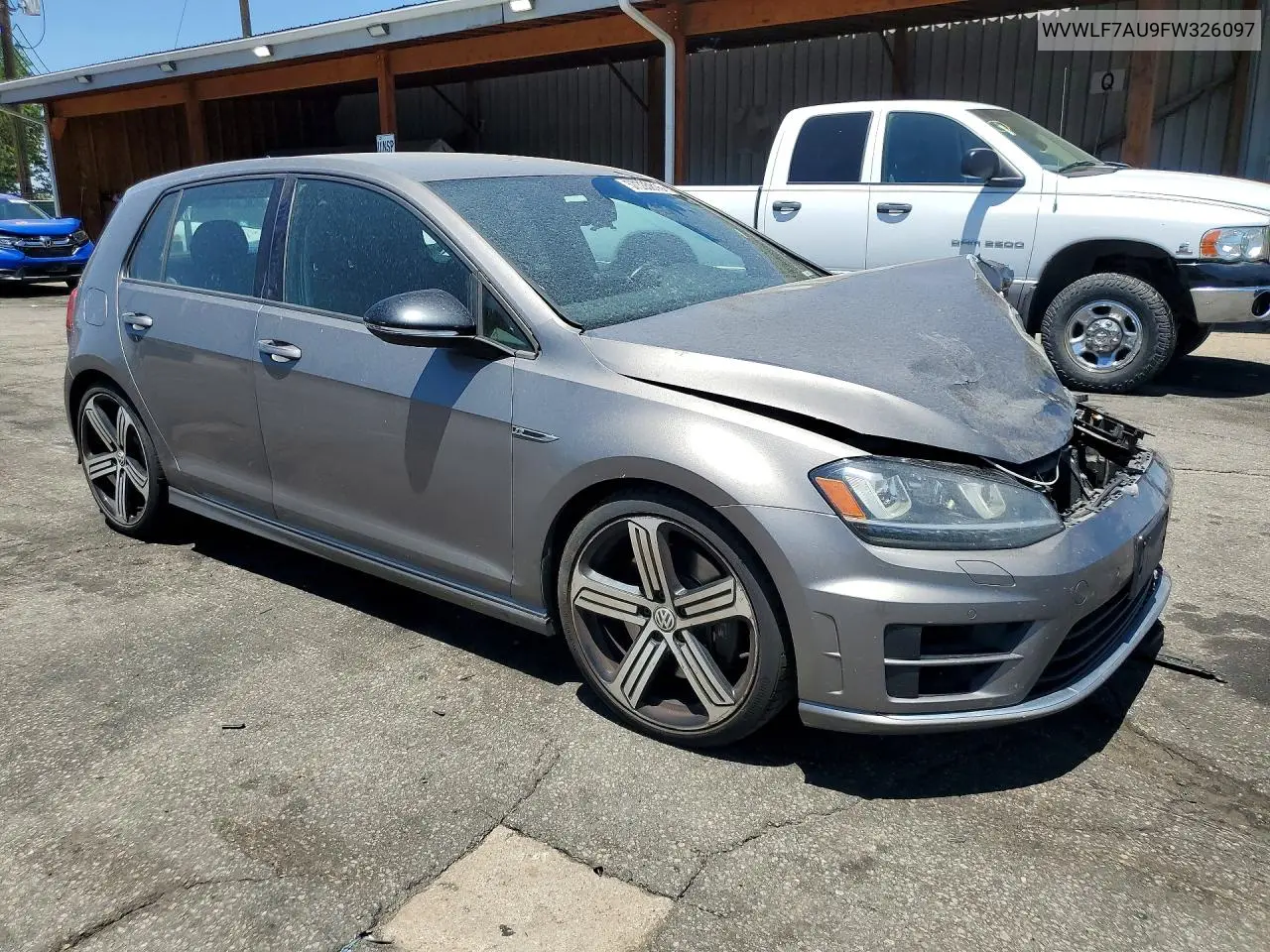 2015 Volkswagen Golf R VIN: WVWLF7AU9FW326097 Lot: 57335816