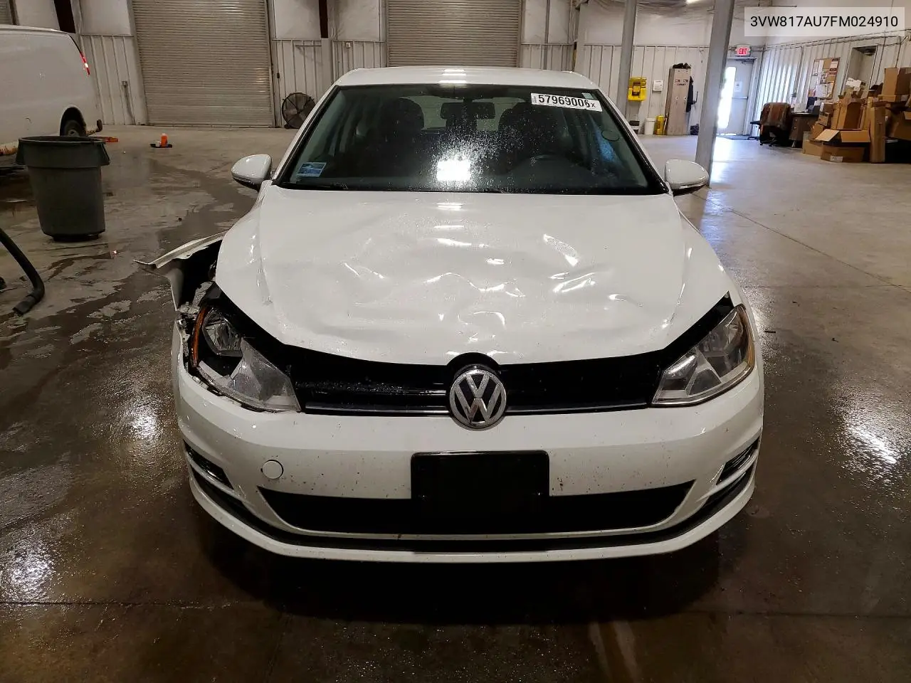 2015 Volkswagen Golf VIN: 3VW817AU7FM024910 Lot: 57969006