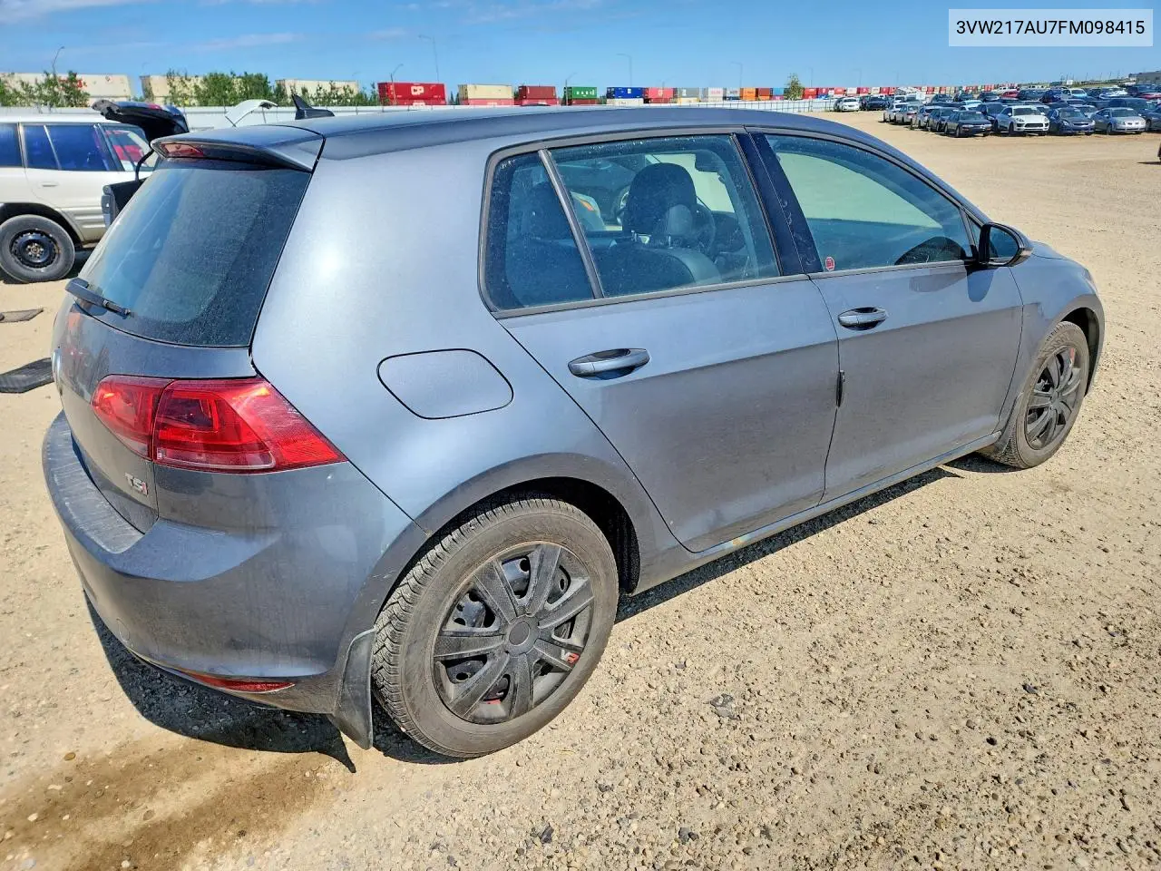 2015 Volkswagen Golf VIN: 3VW217AU7FM098415 Lot: 58454626