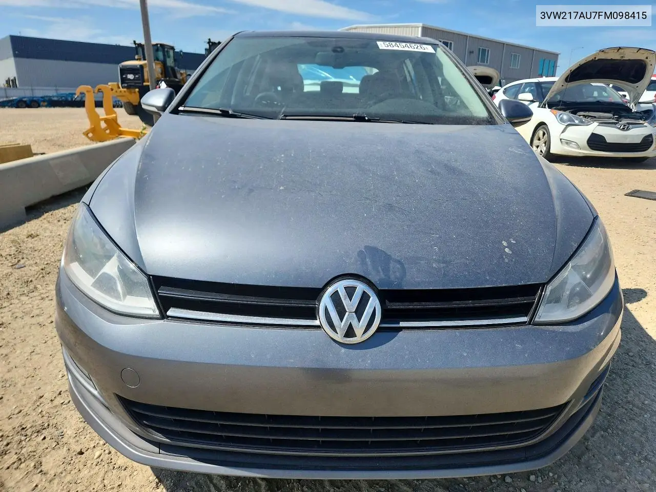 2015 Volkswagen Golf VIN: 3VW217AU7FM098415 Lot: 58454626