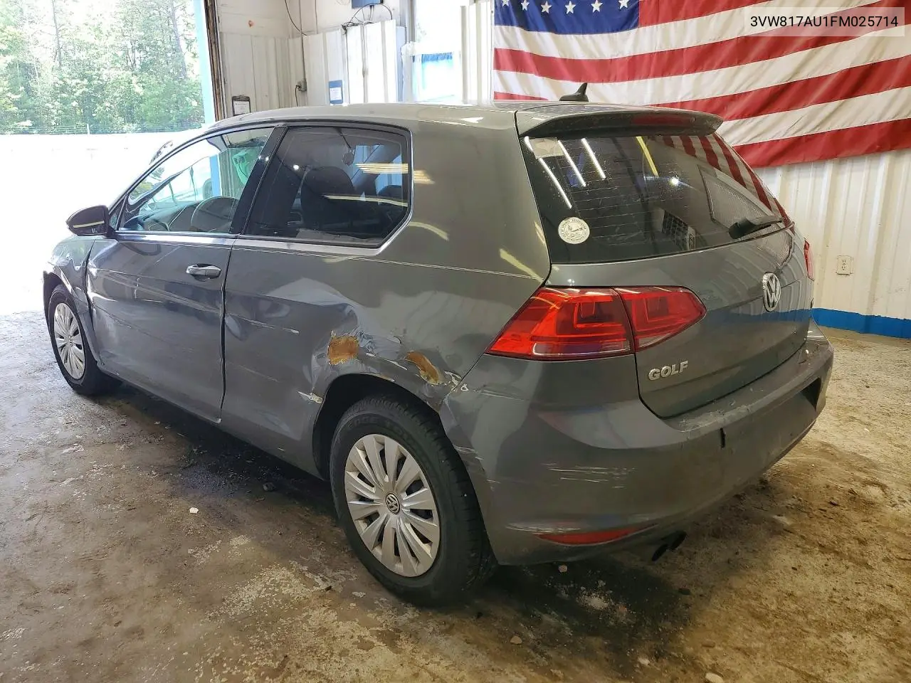 2015 Volkswagen Golf VIN: 3VW817AU1FM025714 Lot: 58959646