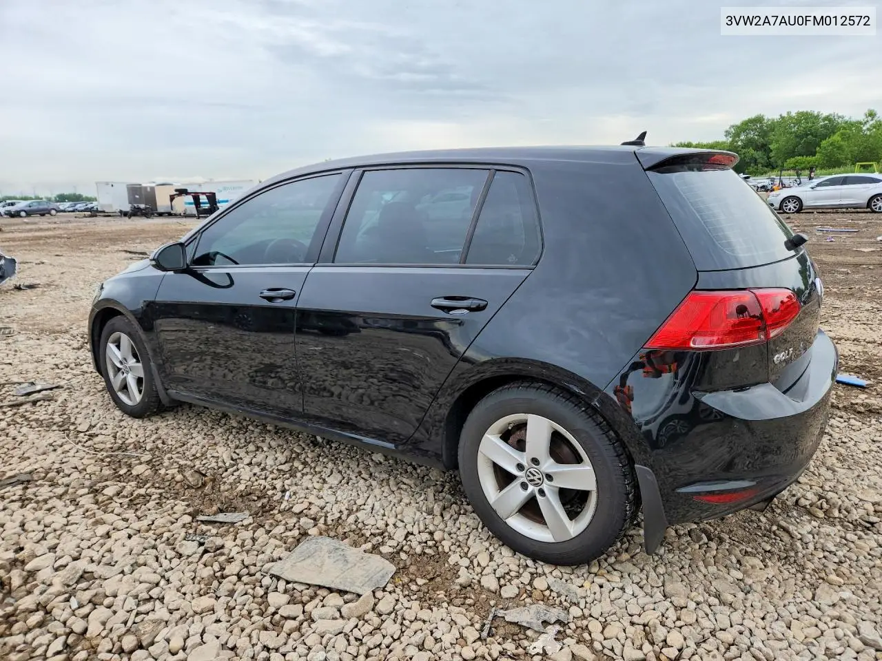 2015 Volkswagen Golf Tdi VIN: 3VW2A7AU0FM012572 Lot: 59001606
