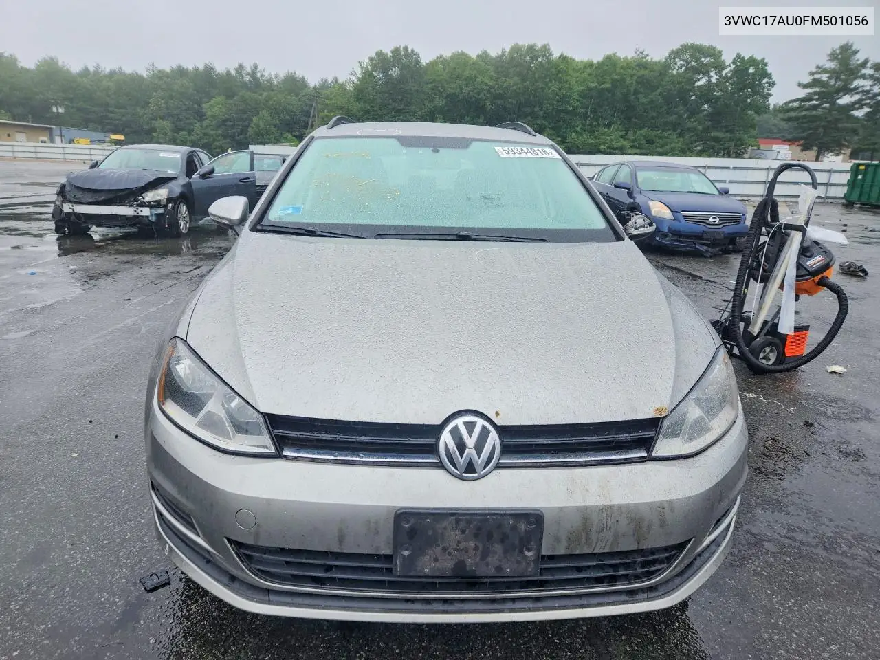 2015 Volkswagen Golf Sportwagen S VIN: 3VWC17AU0FM501056 Lot: 59344816