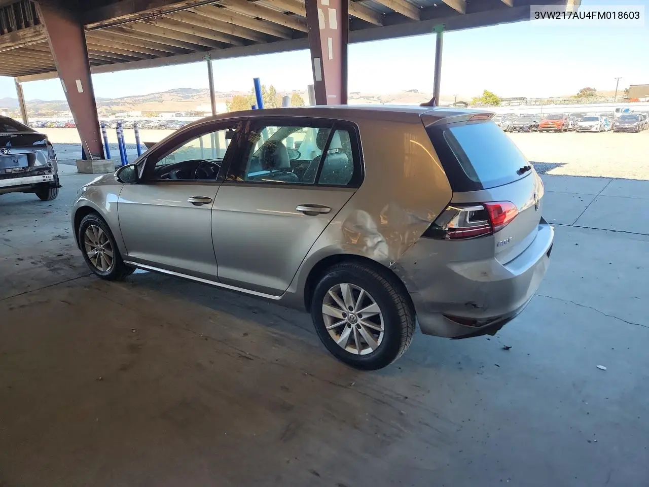 2015 Volkswagen Golf VIN: 3VW217AU4FM018603 Lot: 59628456