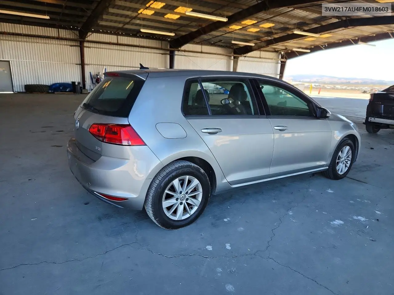 2015 Volkswagen Golf VIN: 3VW217AU4FM018603 Lot: 59628456
