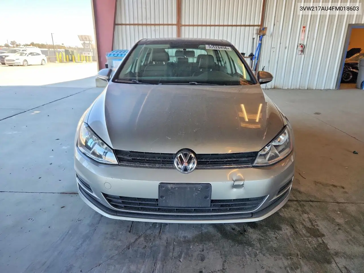2015 Volkswagen Golf VIN: 3VW217AU4FM018603 Lot: 59628456