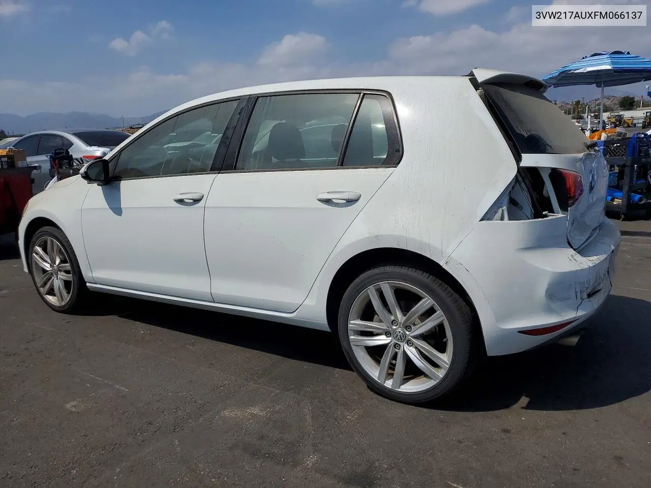 2015 Volkswagen Golf VIN: 3VW217AUXFM066137 Lot: 59689656
