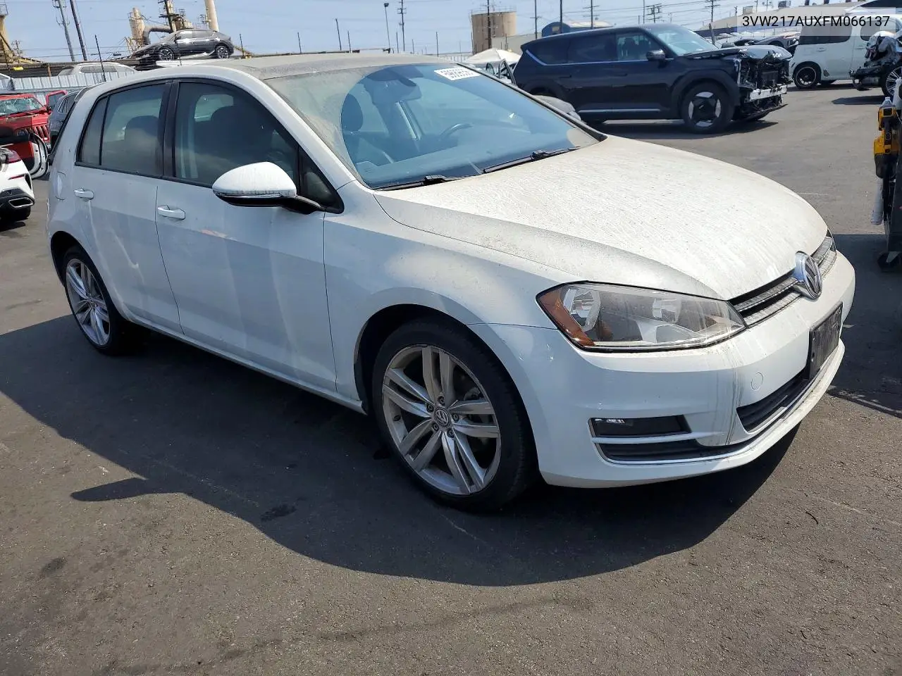 2015 Volkswagen Golf VIN: 3VW217AUXFM066137 Lot: 59689656