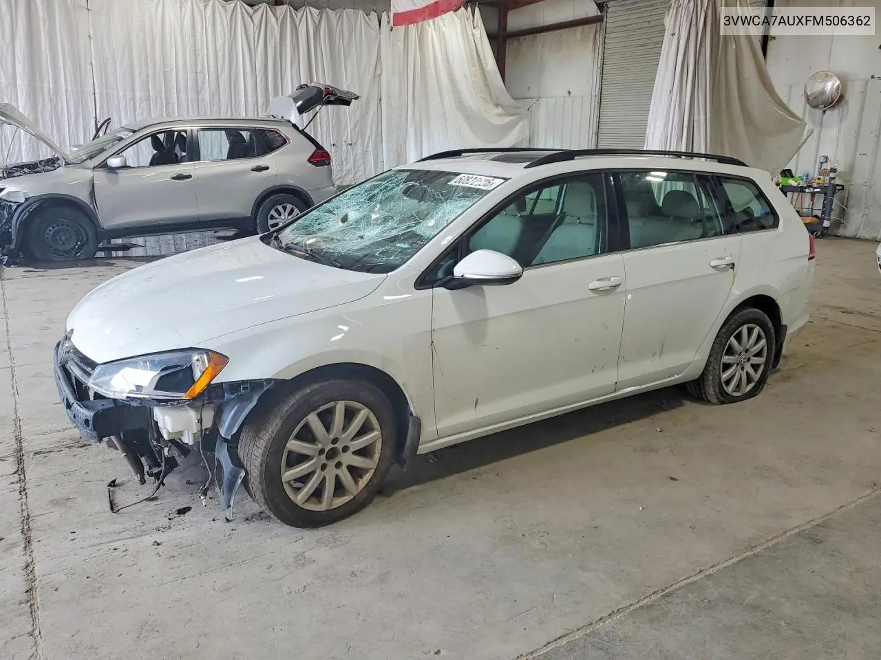 2015 Volkswagen Golf Sportwagen Tdi S VIN: 3VWCA7AUXFM506362 Lot: 60822586