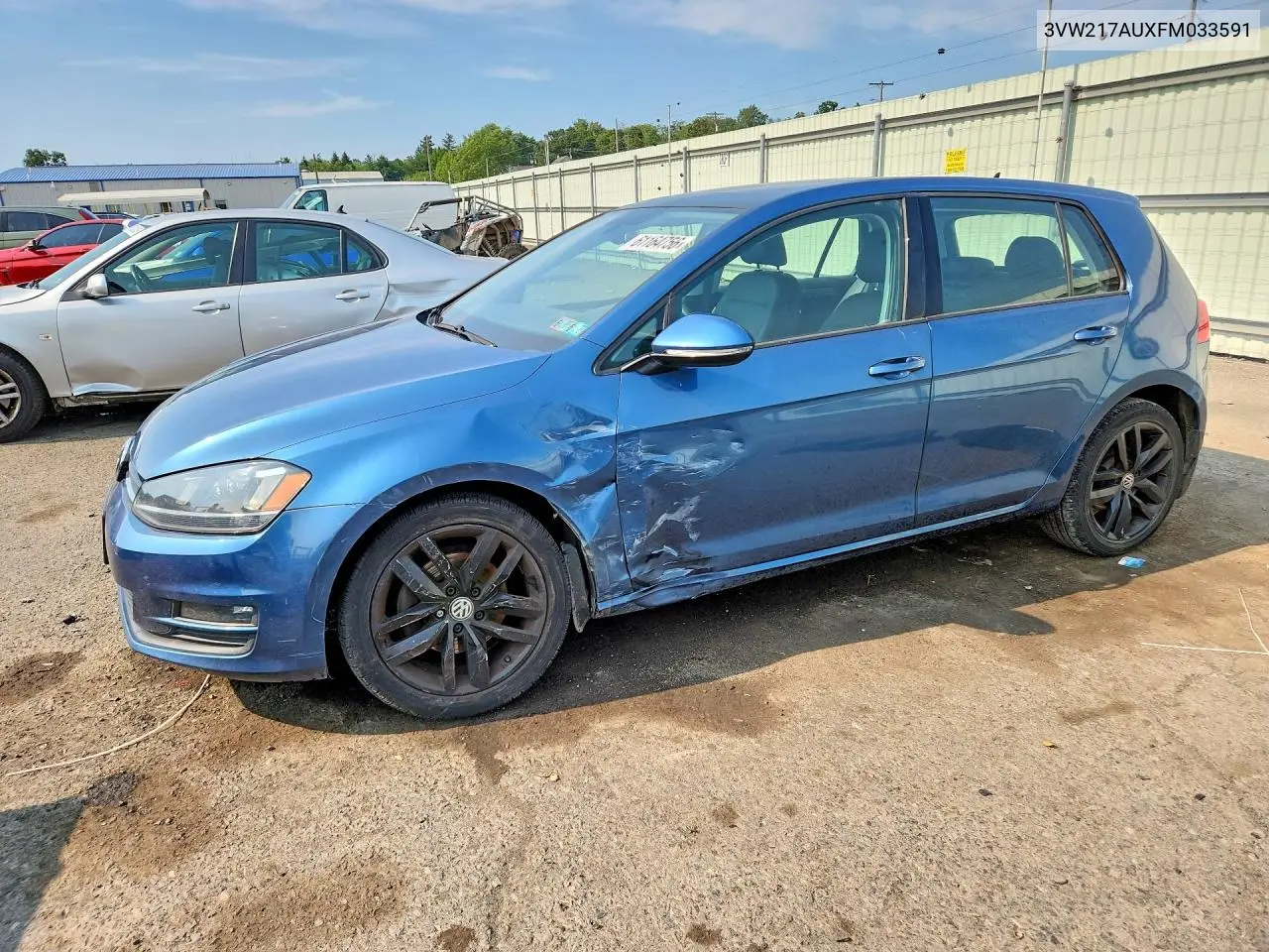 2015 Volkswagen Golf VIN: 3VW217AUXFM033591 Lot: 61164756