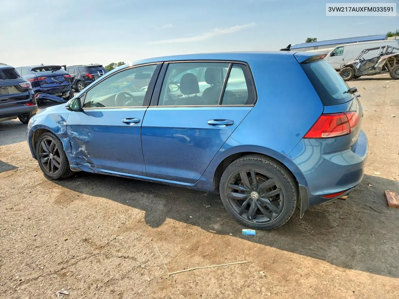 2015 Volkswagen Golf VIN: 3VW217AUXFM033591 Lot: 61164756