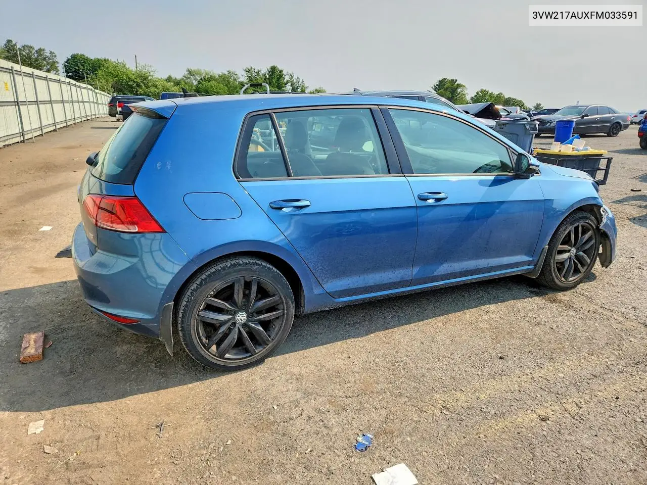 2015 Volkswagen Golf VIN: 3VW217AUXFM033591 Lot: 61164756