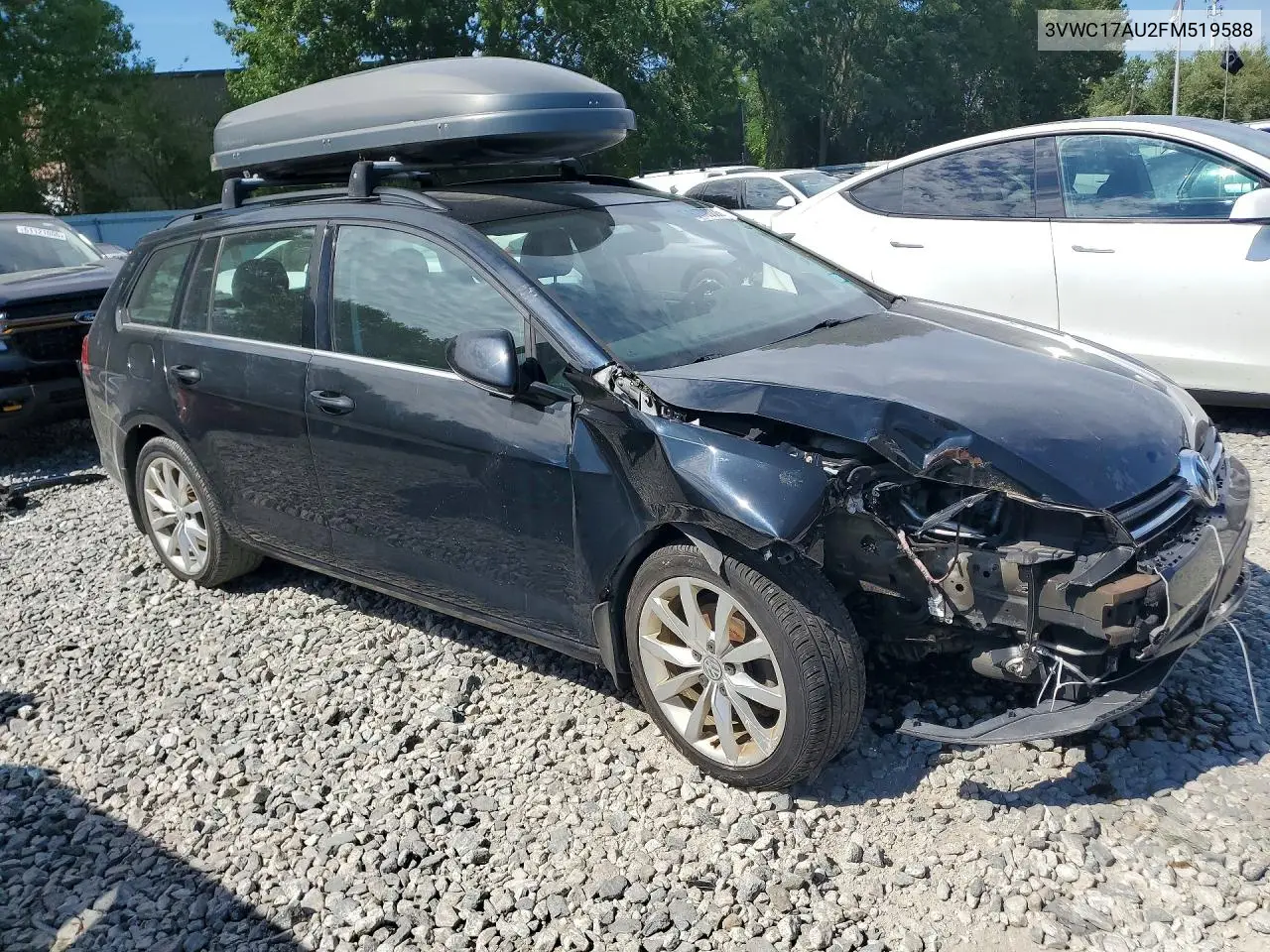 2015 Volkswagen Golf Sportwagen S VIN: 3VWC17AU2FM519588 Lot: 61700336