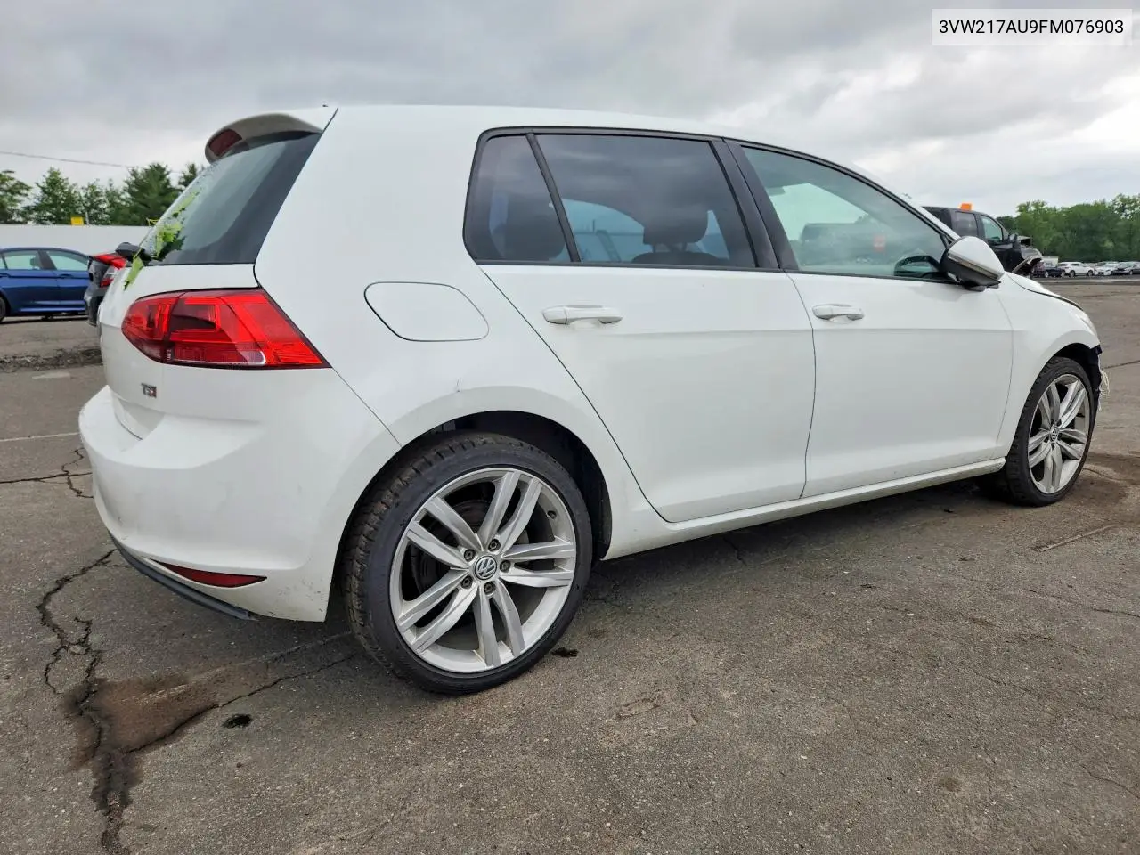 2015 Volkswagen Golf VIN: 3VW217AU9FM076903 Lot: 61715966