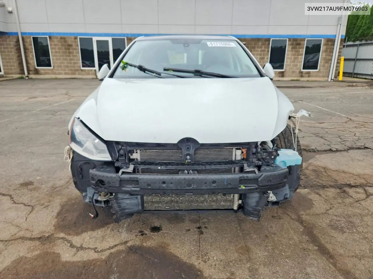 2015 Volkswagen Golf VIN: 3VW217AU9FM076903 Lot: 61715966