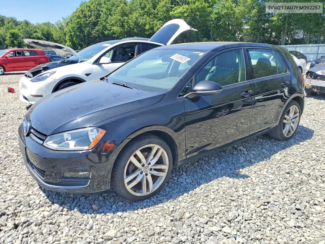 2015 Volkswagen Golf VIN: 3VW217AU7FM092257 Lot: 61809626