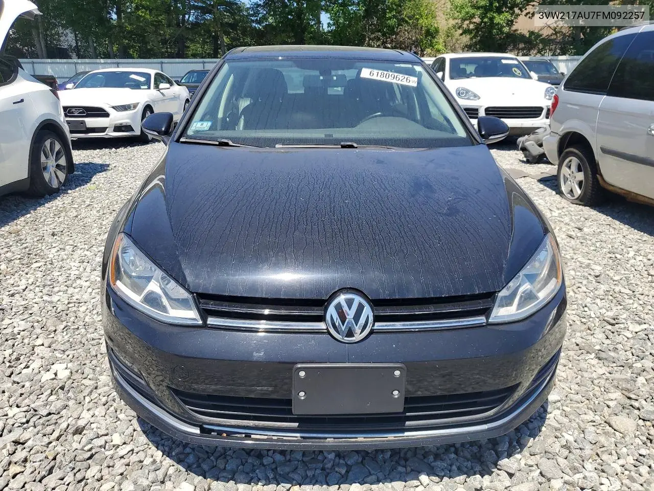 2015 Volkswagen Golf VIN: 3VW217AU7FM092257 Lot: 61809626