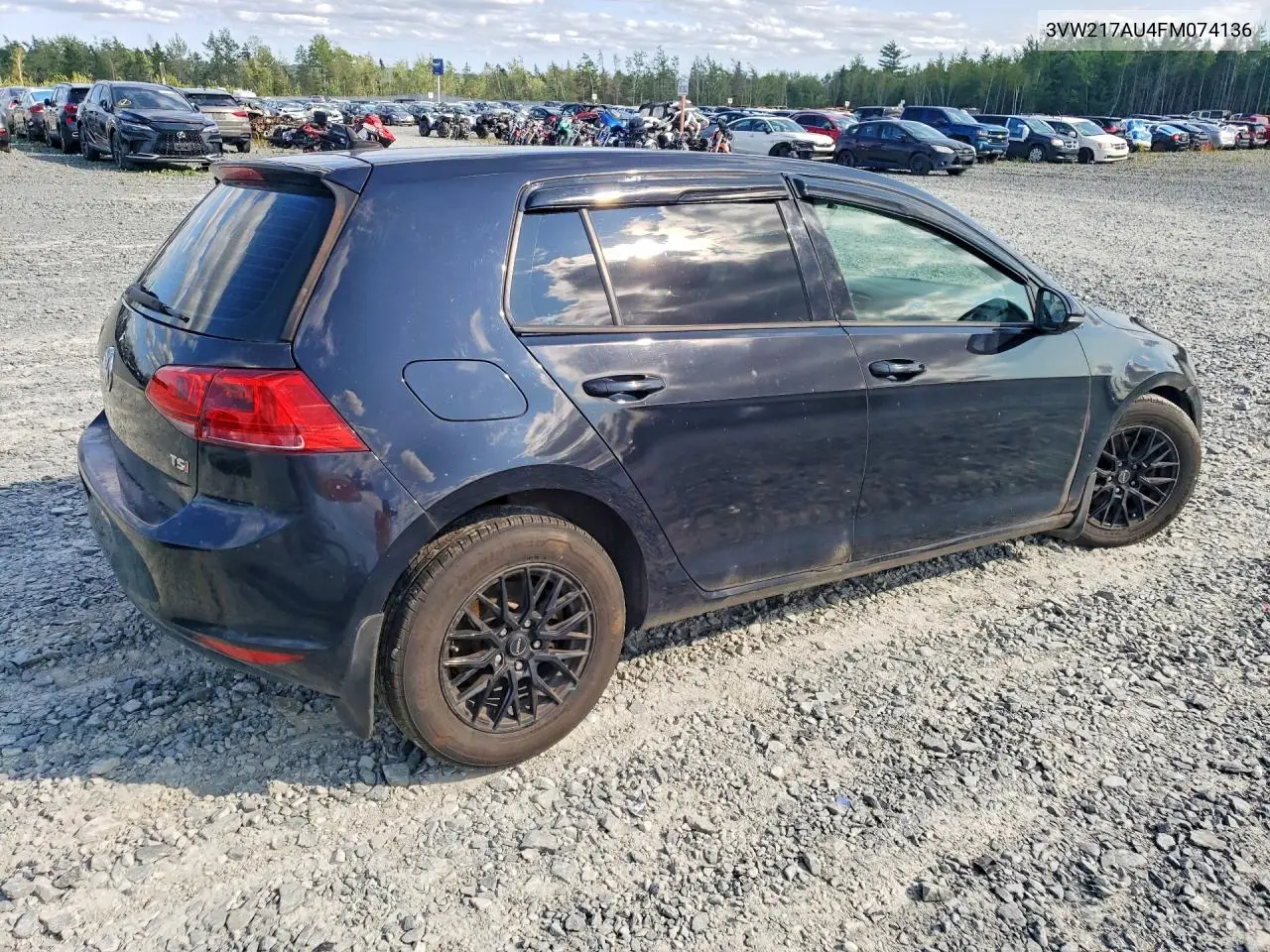 2015 Volkswagen Golf VIN: 3VW217AU4FM074136 Lot: 61841276