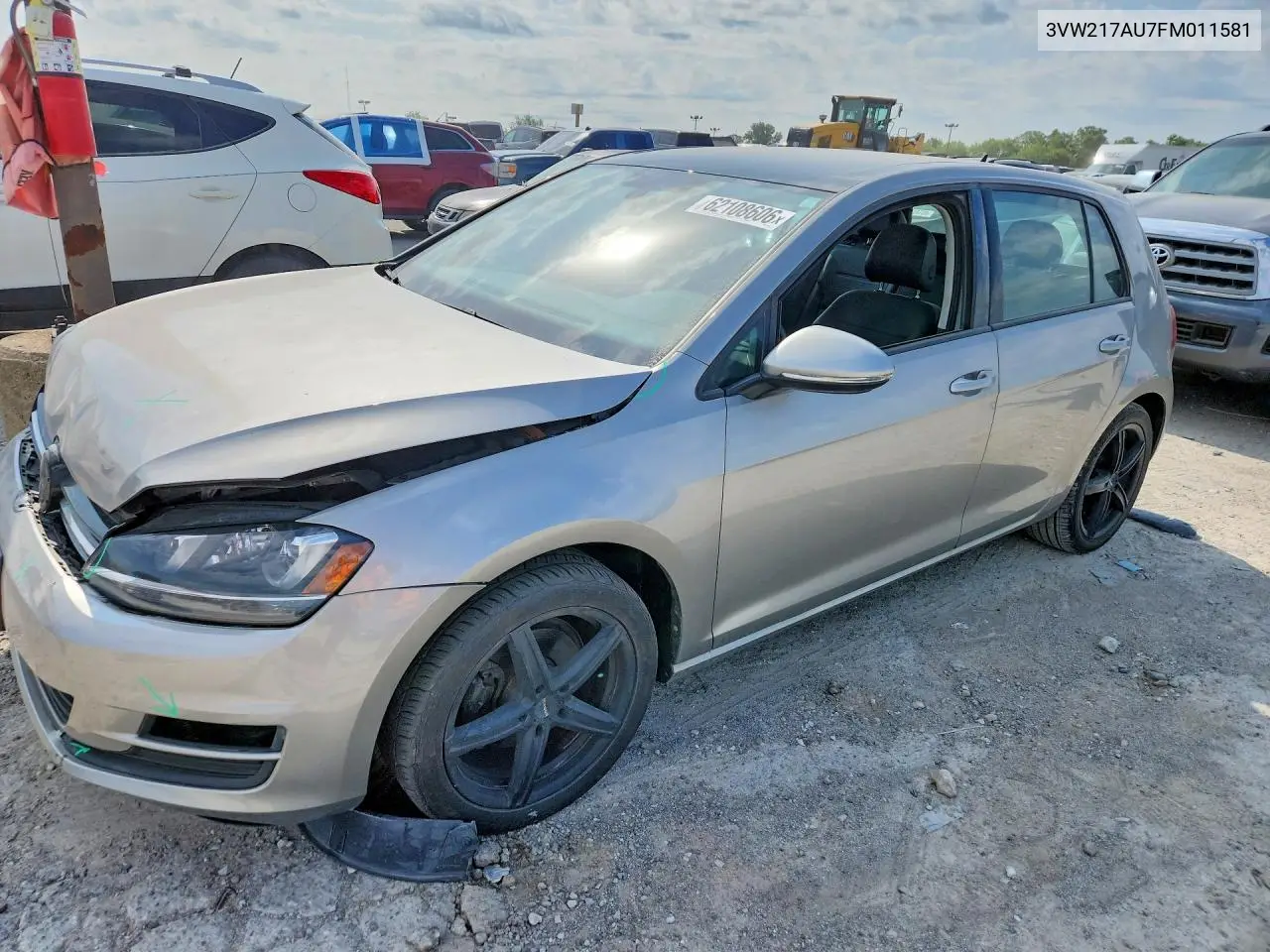 2015 Volkswagen Golf VIN: 3VW217AU7FM011581 Lot: 62108606