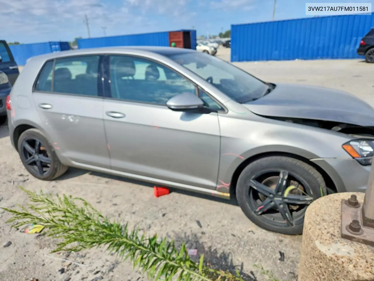 2015 Volkswagen Golf VIN: 3VW217AU7FM011581 Lot: 62108606