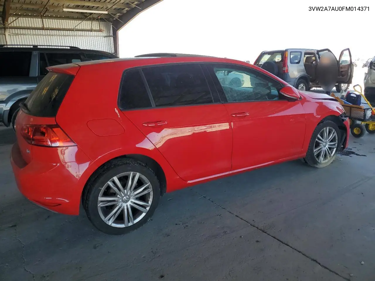 3VW2A7AU0FM014371 2015 Volkswagen Golf Tdi