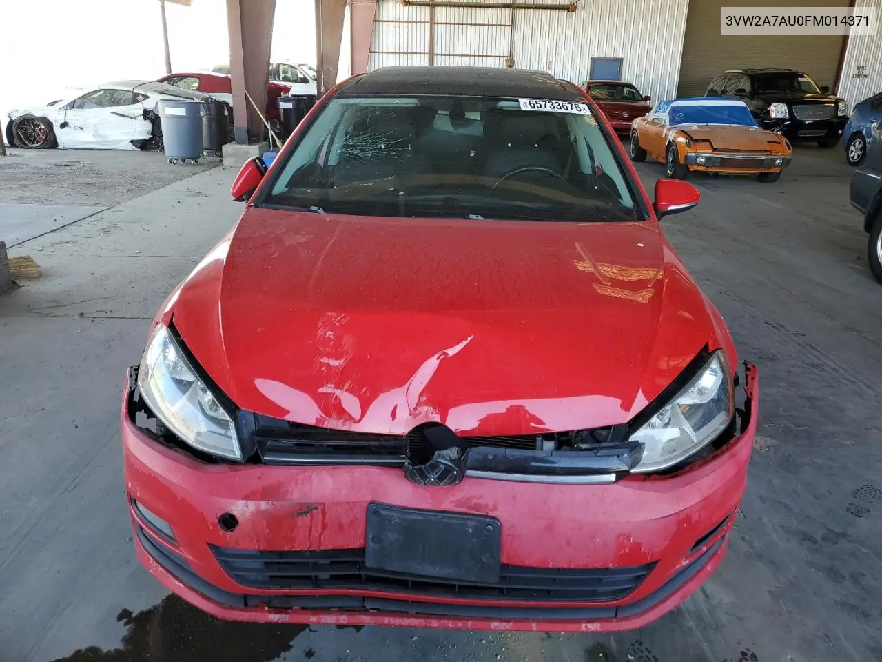 3VW2A7AU0FM014371 2015 Volkswagen Golf Tdi