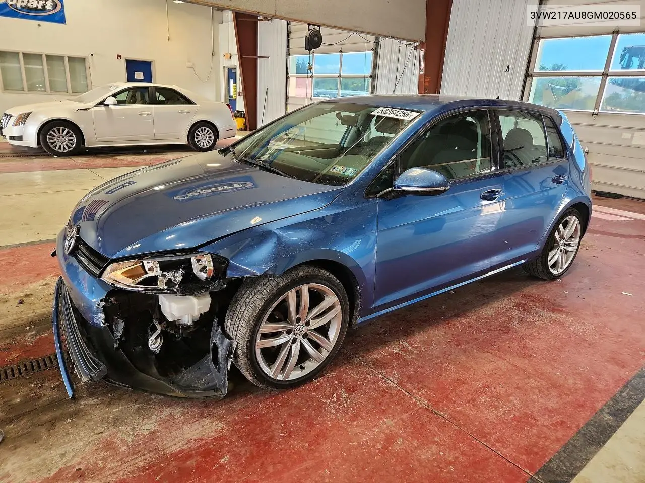 2016 Volkswagen Golf S/Se VIN: 3VW217AU8GM020565 Lot: 58264256
